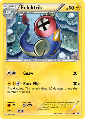 Eelektrik (63/160) [XY: Primal Clash] Pokémon