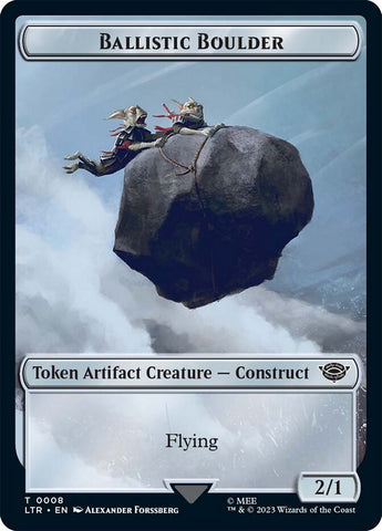 Ballistic Boulder Token [The Lord of the Rings: Tales of Middle-Earth Tokens] Magic: The Gathering