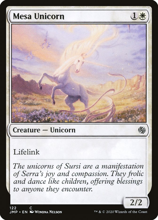 Mesa Unicorn [Jumpstart] Magic: The Gathering