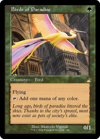 Birds of Paradise (Retro) [Ravnica Remastered] Magic: The Gathering