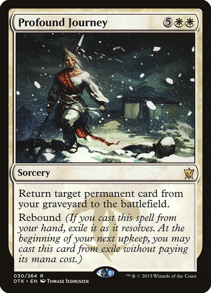 Profound Journey [Dragons of Tarkir] Magic: The Gathering