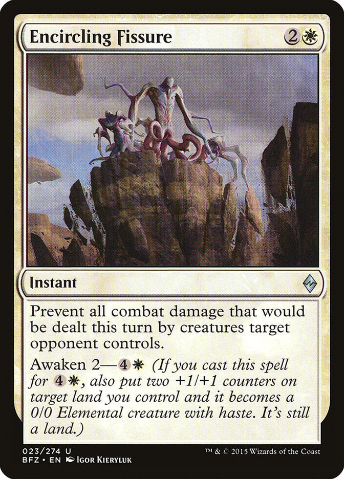 Encircling Fissure [Battle for Zendikar] Magic: The Gathering