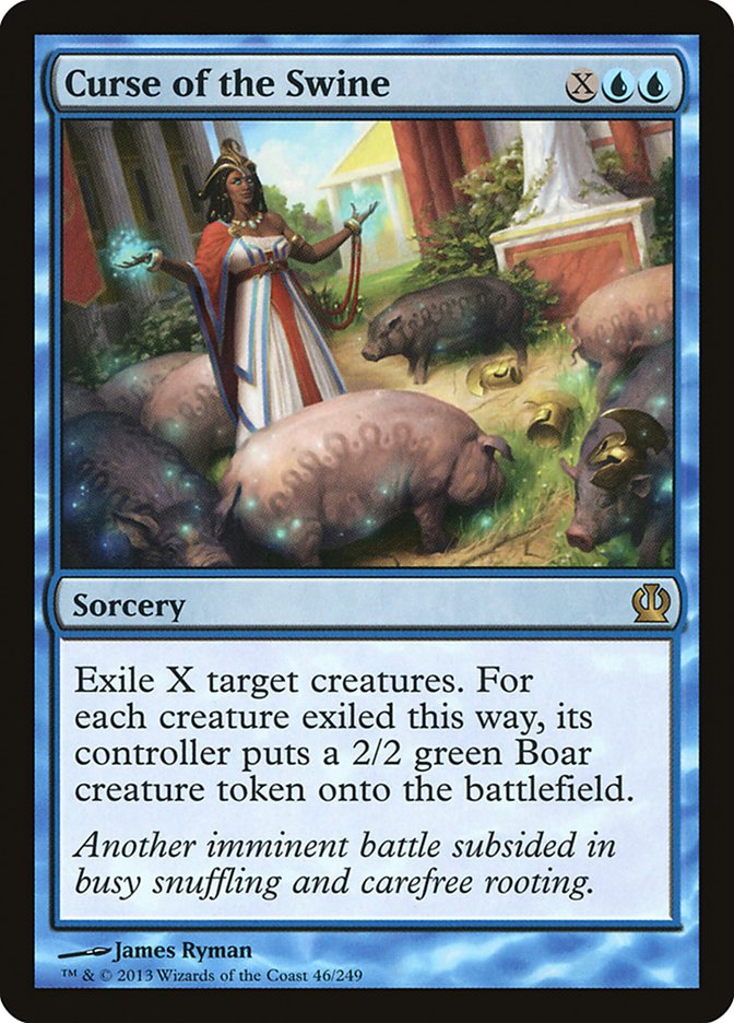 Curse of the Swine [Theros] Magic: The Gathering