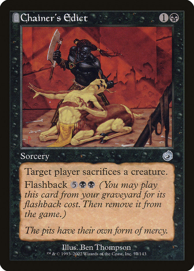 Chainer's Edict [Torment] Magic: The Gathering