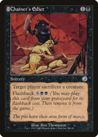 Chainer's Edict [Torment] Magic: The Gathering