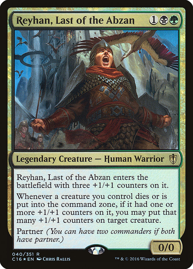Reyhan, Last of the Abzan [Commander 2016] Magic: The Gathering