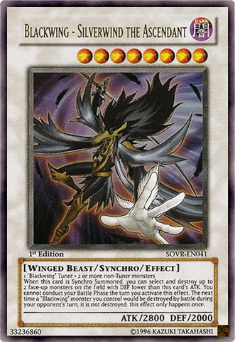 Blackwing - Silverwind the Ascendant [SOVR-EN041] Ultra Rare Yu-Gi-Oh!