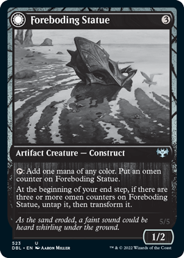 Foreboding Statue // Forsaken Thresher [Innistrad: Double Feature] Magic: The Gathering