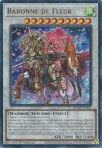 Baronne de Fleur [MAZE-EN051] Ultra Rare Yu-Gi-Oh!