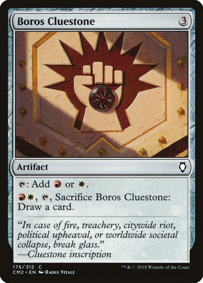 Boros Cluestone [Commander Anthology Volume II] Magic: The Gathering