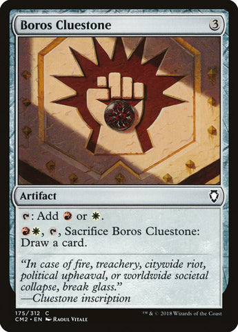 Boros Cluestone [Commander Anthology Volume II] Magic: The Gathering