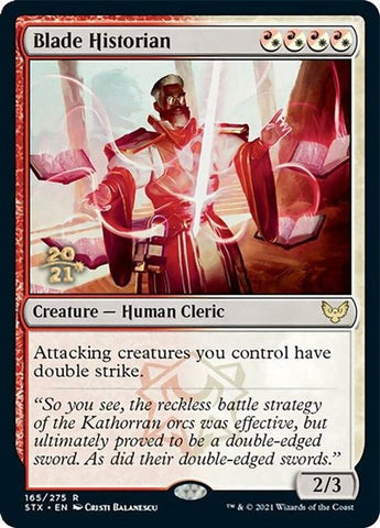 Blade Historian [Strixhaven: School of Mages Prerelease Promos] Magic: The Gathering
