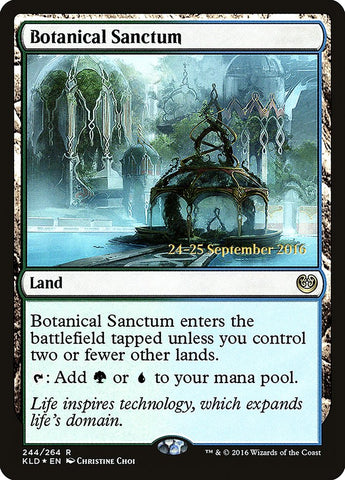 Botanical Sanctum [Kaladesh Prerelease Promos] Magic: The Gathering