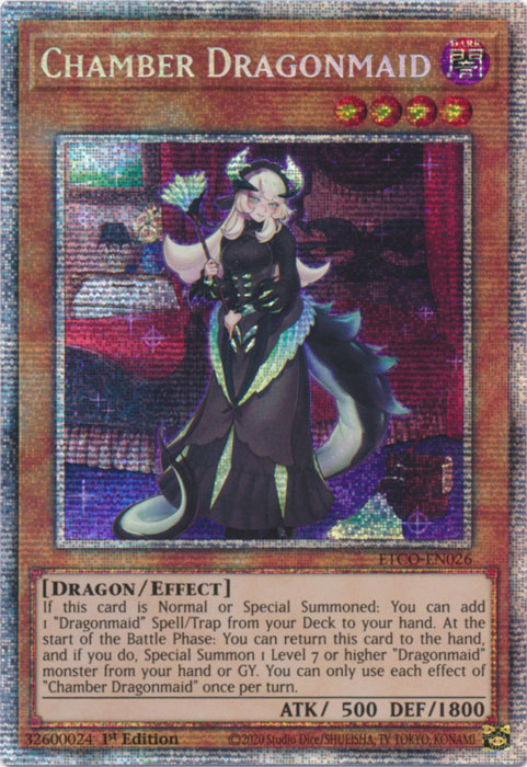 Chamber Dragonmaid [ETCO-EN026] Starlight Rare Yu-Gi-Oh!