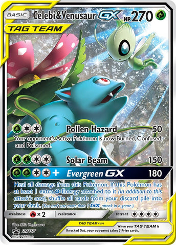 Celebi & Venusaur GX (SM167) [Sun & Moon: Black Star Promos] Pokémon