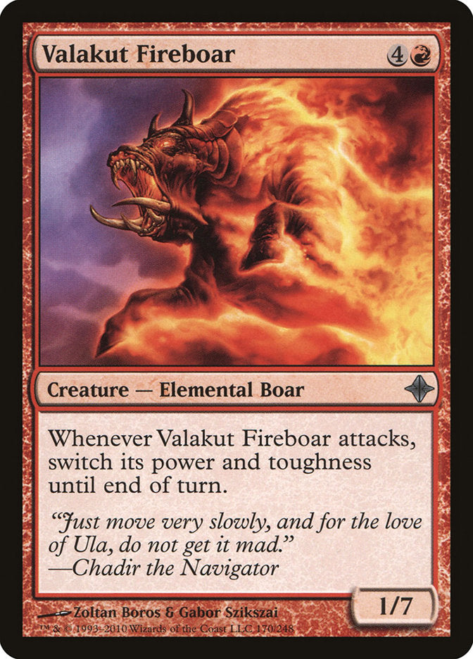 Valakut Fireboar [Rise of the Eldrazi] Magic: The Gathering
