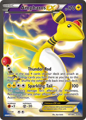 Ampharos EX (87/98) [XY: Ancient Origins] Pokémon