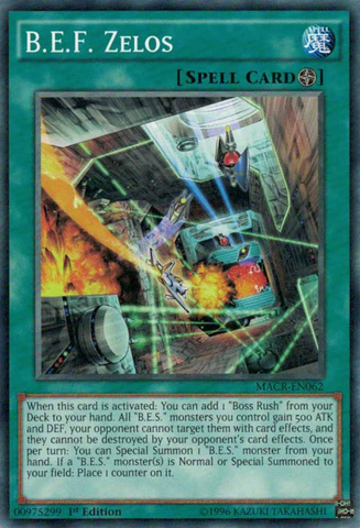 B.E.F. Zelos [MACR-EN062] Common Yu-Gi-Oh!
