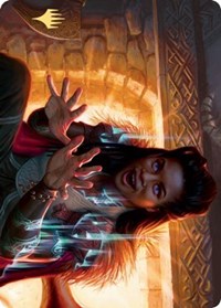 Birgi, God of Storytelling Art Card (Gold-Stamped Signature) [Kaldheim Art Series] Magic: The Gathering