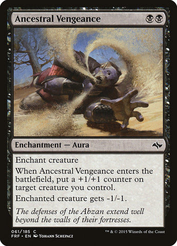 Ancestral Vengeance [Fate Reforged] Magic: The Gathering