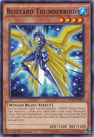 Blizzard Thunderbird [MP15-EN005] Common Yu-Gi-Oh!