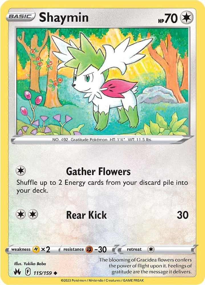 Shaymin (115/159) [Sword & Shield: Crown Zenith] Pokémon