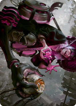 Undercity Scrounger Art Card [Kamigawa: Neon Dynasty Art Series] Magic: The Gathering