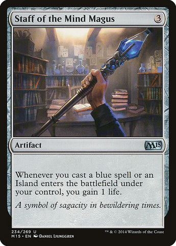 Staff of the Mind Magus [Magic 2015] Magic: The Gathering