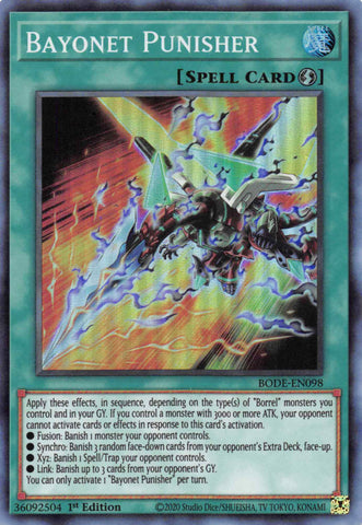 Bayonet Punisher [BODE-EN098] Super Rare Yu-Gi-Oh!