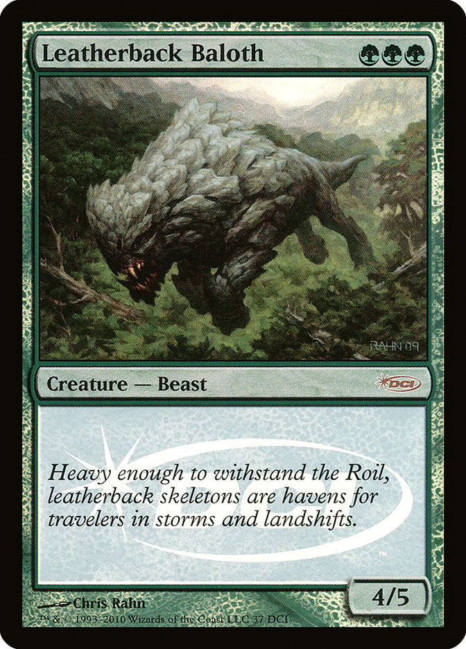 Leatherback Baloth [Wizards Play Network 2010] Magic: The Gathering