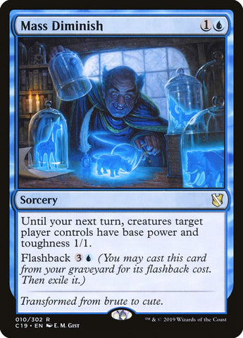 Mass Diminish [Commander 2019] Magic: The Gathering