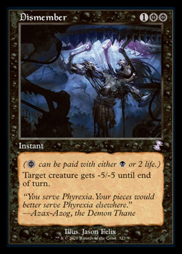 Dismember (Timeshifted) [Time Spiral Remastered] Magic: The Gathering