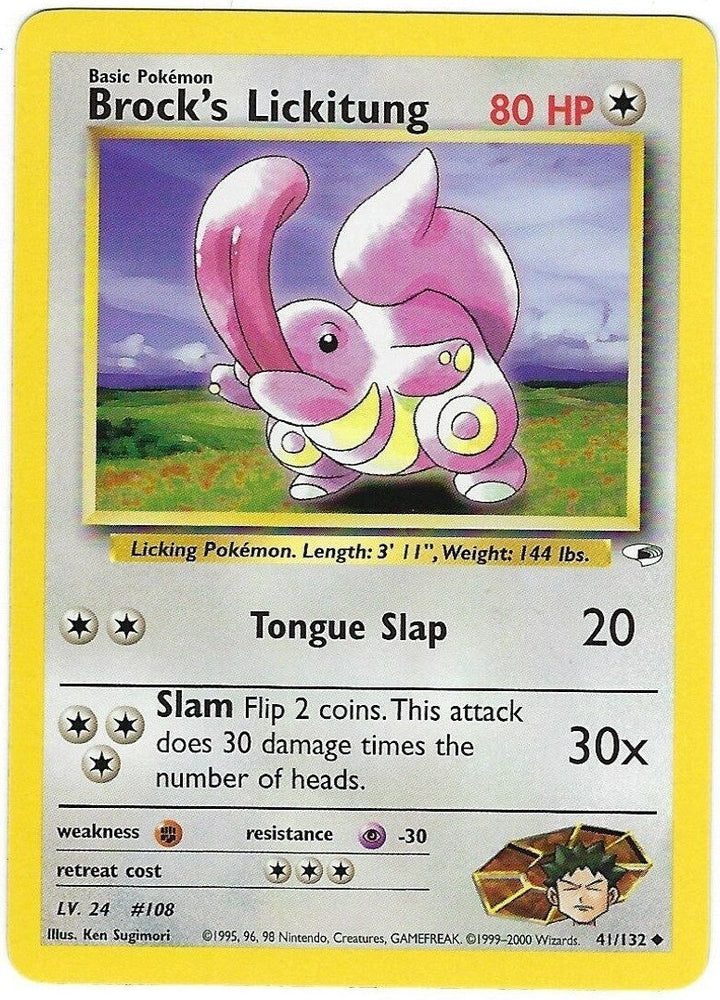 Brock's Lickitung (41/132) [Gym Heroes Unlimited] Pokémon