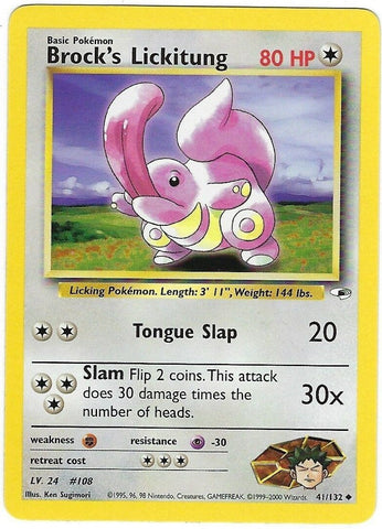 Brock's Lickitung (41/132) [Gym Heroes Unlimited] Pokémon