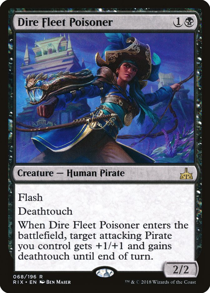 Dire Fleet Poisoner [Rivals of Ixalan] Magic: The Gathering