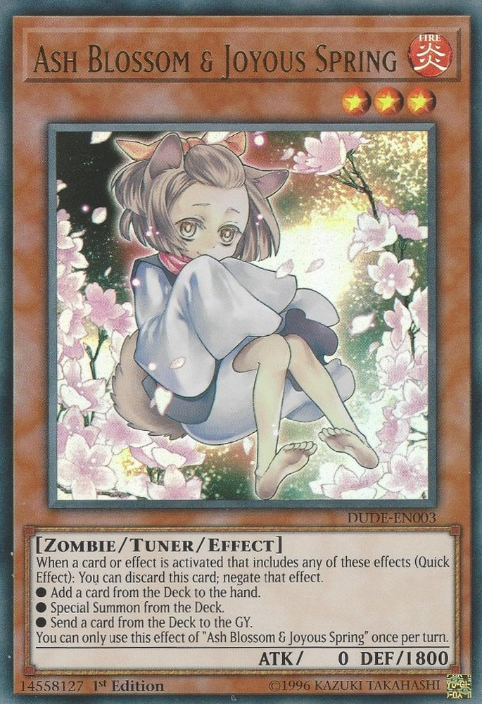 Ash Blossom & Joyous Spring [DUDE-EN003] Ultra Rare Yu-Gi-Oh!