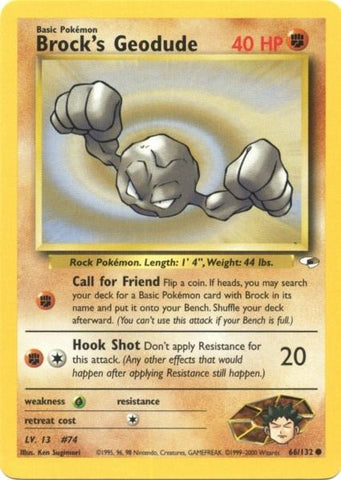 Brock's Geodude (66/132) [Gym Heroes Unlimited] Pokémon