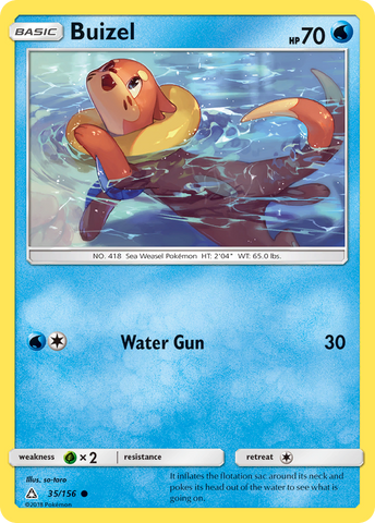 Buizel (35/156) [Sun & Moon: Ultra Prism] Pokémon