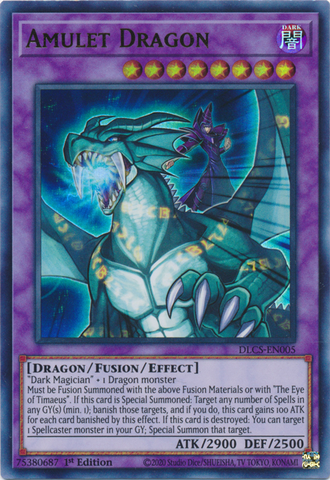 Amulet Dragon [DLCS-EN005] Ultra Rare Yu-Gi-Oh!