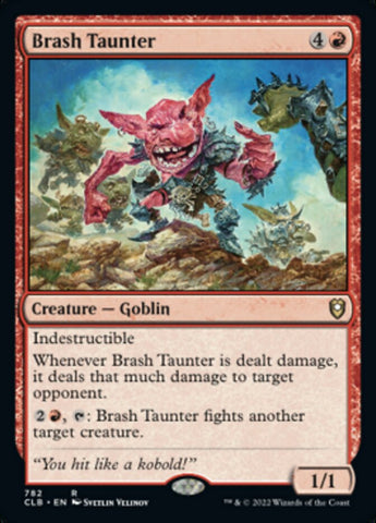 Brash Taunter [Commander Legends: Battle for Baldur's Gate] Magic: The Gathering
