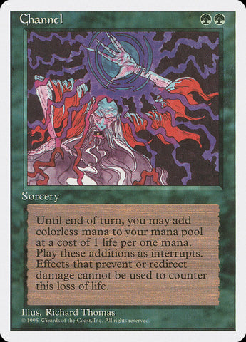 Channel [Fourth Edition] Magic: The Gathering