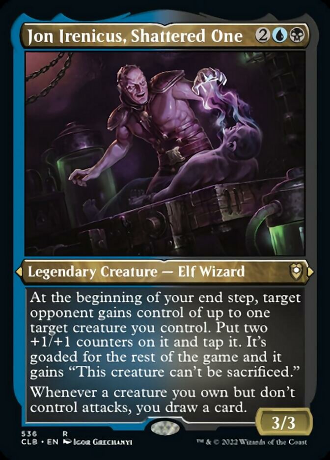 Jon Irenicus, Shattered One (Foil Etched) [Commander Legends: Battle for Baldur's Gate] Magic: The Gathering