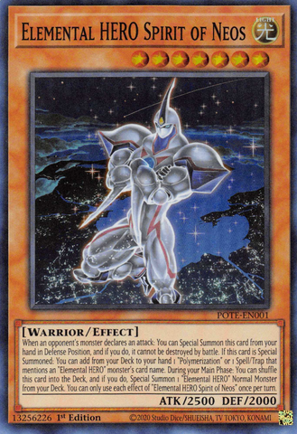 Elemental HERO Spirit of Neos [POTE-EN001] Super Rare Yu-Gi-Oh!