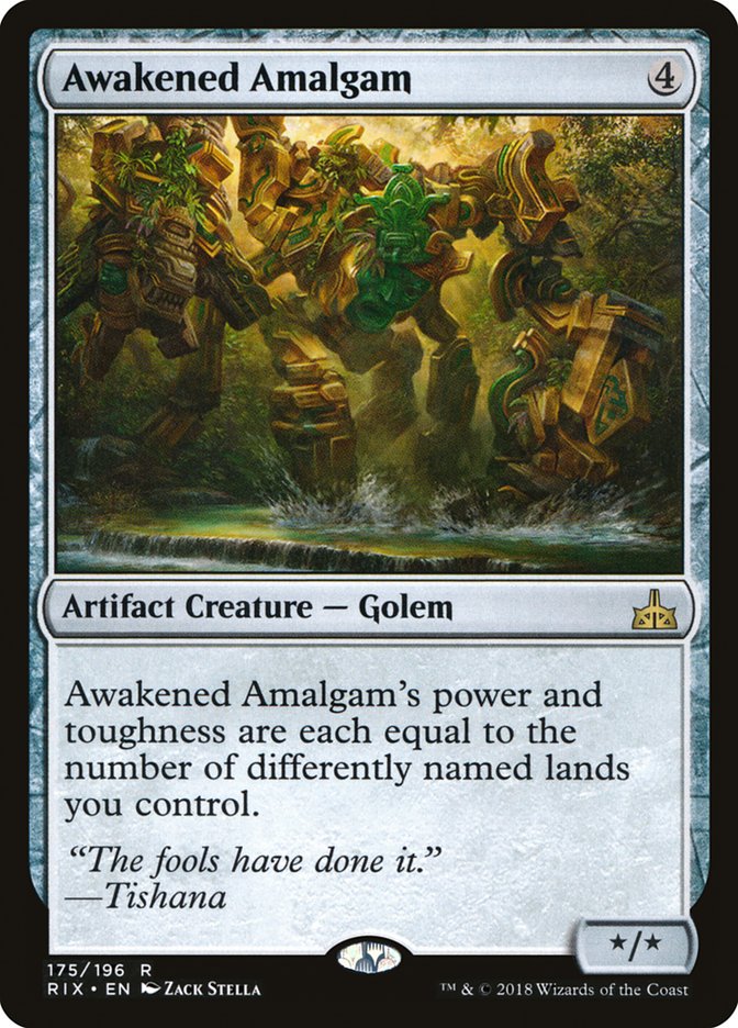 Awakened Amalgam [Rivals of Ixalan] Magic: The Gathering