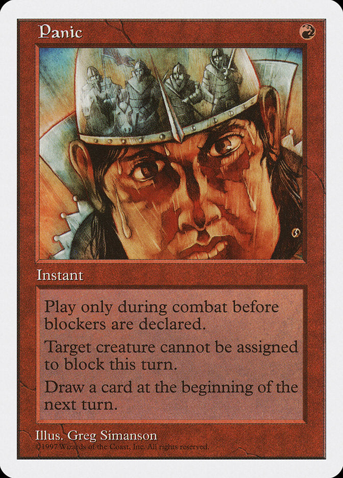 Panic [Fifth Edition] Magic: The Gathering