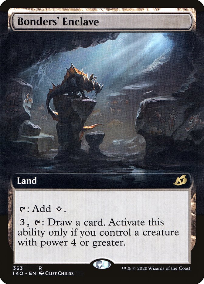 Bonders' Enclave (Extended Art) [Ikoria: Lair of Behemoths] Magic: The Gathering