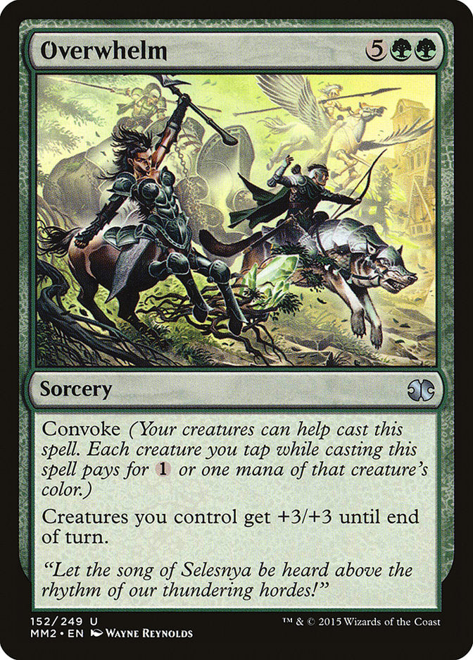 Overwhelm [Modern Masters 2015] Magic: The Gathering