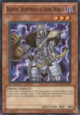 Broww, Huntsman of Dark World [SDGU-EN009] Common Yu-Gi-Oh!