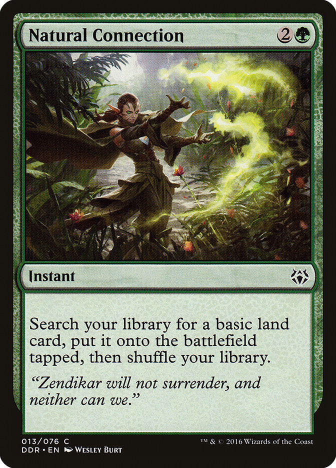 Natural Connection [Duel Decks: Nissa vs. Ob Nixilis] Magic: The Gathering