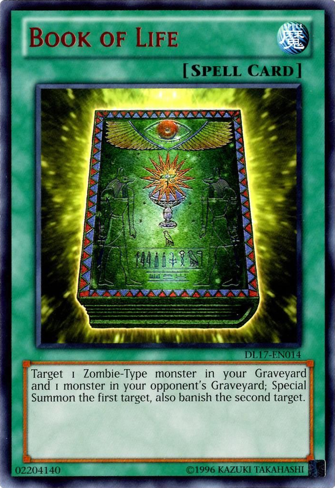 Book of Life (Red) [DL17-EN014] Rare Yu-Gi-Oh!